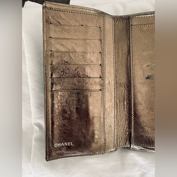 Authentic Chanel Metallic Calfskin Wallet - PRICED to SELL - Picture 7 of 11